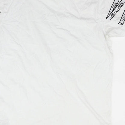 pre Womens White   Basic T-Shirt Size XL