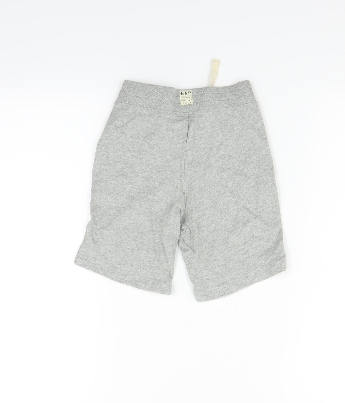 Gap Girls Grey Houndstooth  Cut-Off Shorts Size 4 Years