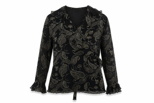 Bonmarché Womens Black Basic Blouse Size M