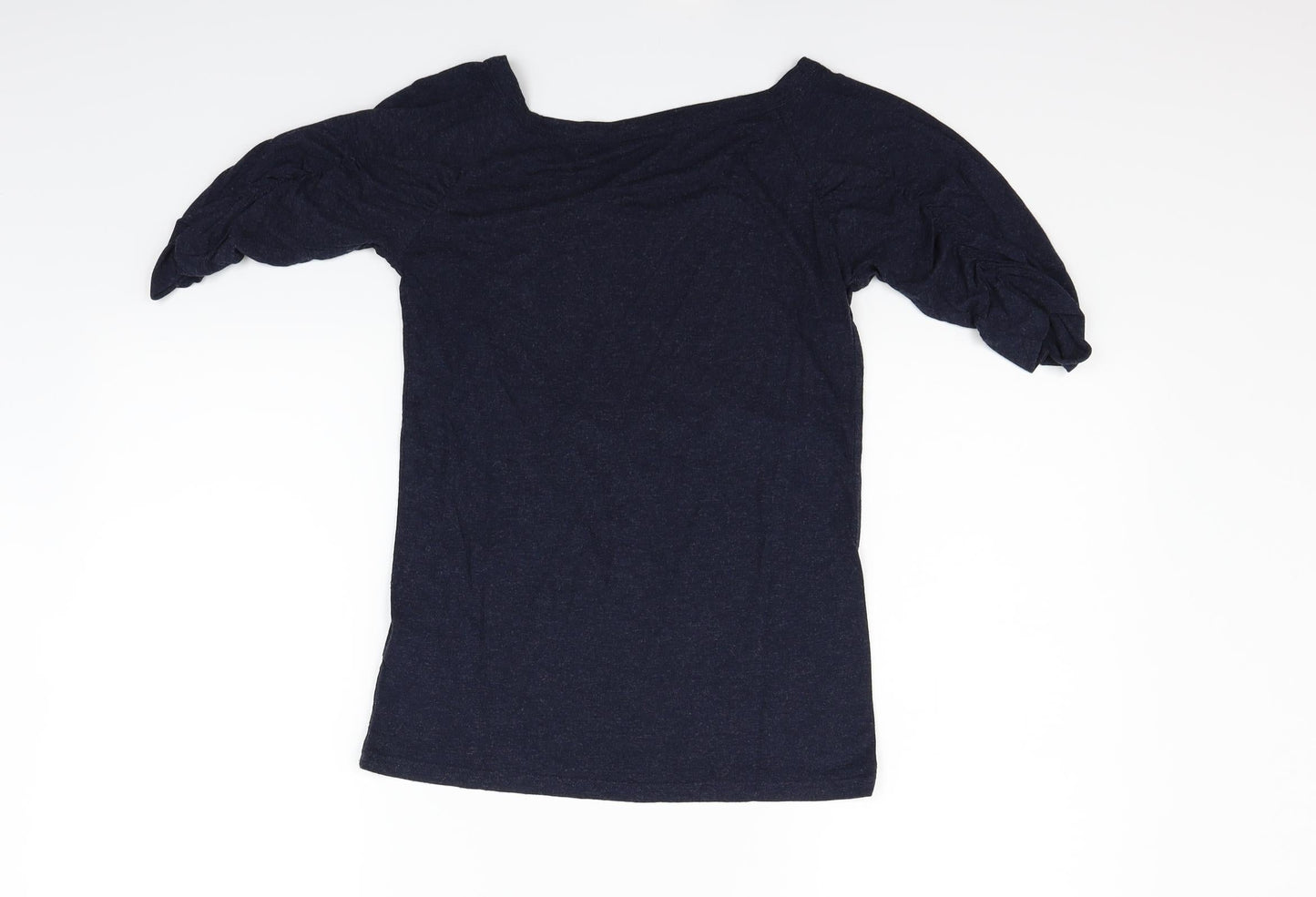 Womens UK Size 8 Topshop Blue Basic T-Shirt