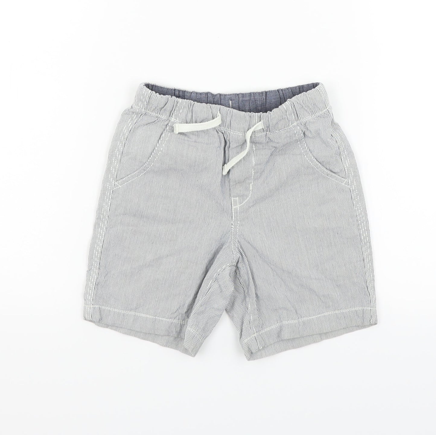 Gap Girls White Striped  Cut-Off Shorts Size 4 Years