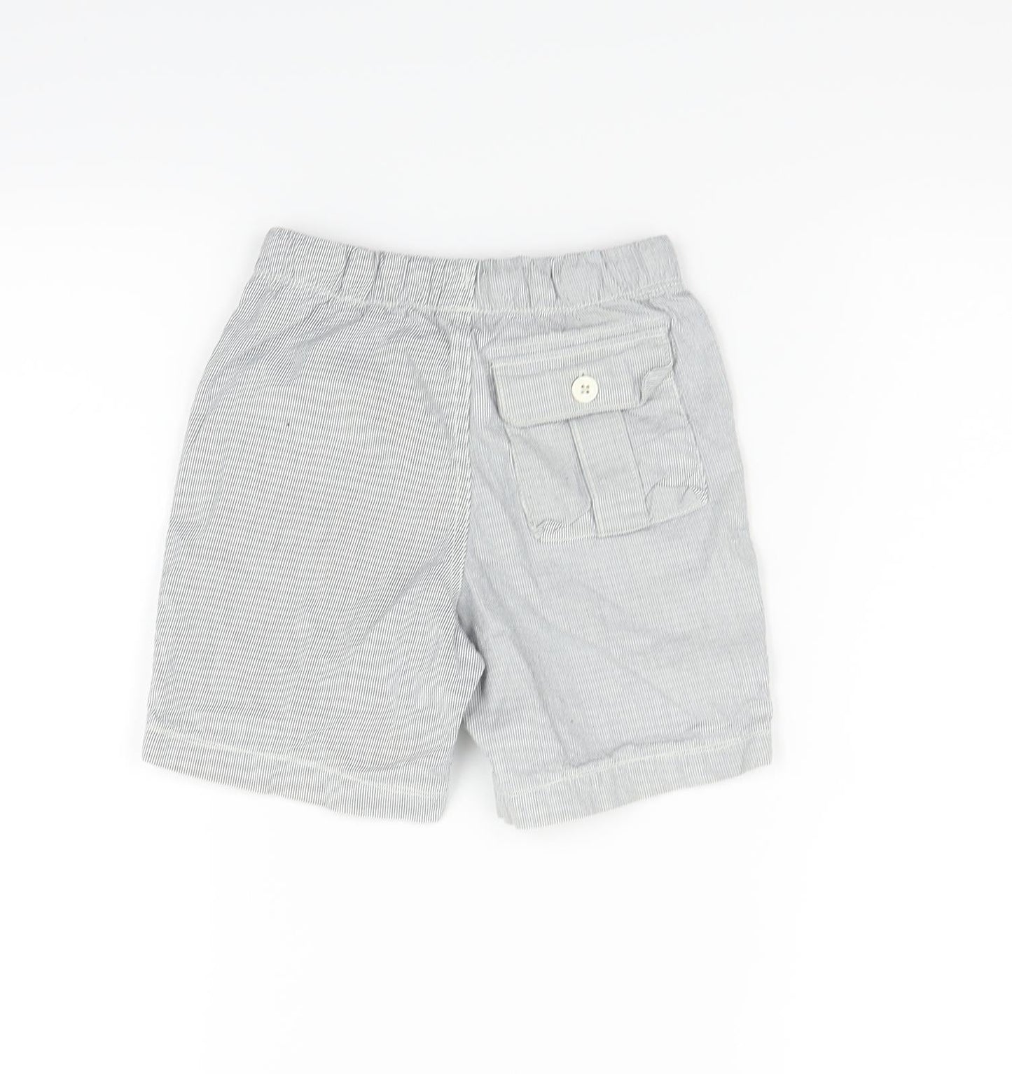 Gap Girls White Striped  Cut-Off Shorts Size 4 Years
