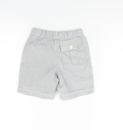 Gap Girls White Striped  Cut-Off Shorts Size 4 Years