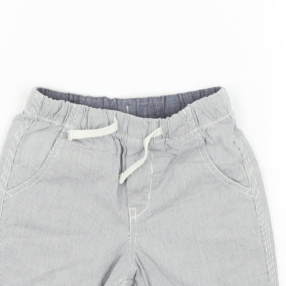 Gap Girls White Striped  Cut-Off Shorts Size 4 Years