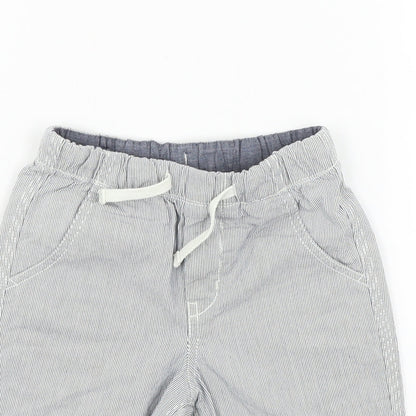 Gap Girls White Striped  Cut-Off Shorts Size 4 Years