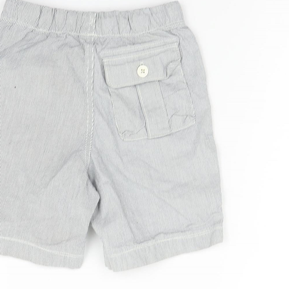 Gap Girls White Striped  Cut-Off Shorts Size 4 Years