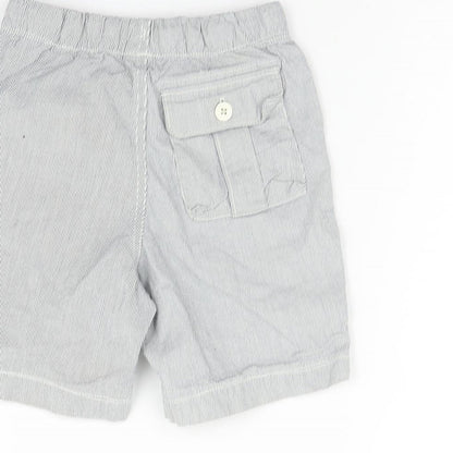 Gap Girls White Striped  Cut-Off Shorts Size 4 Years