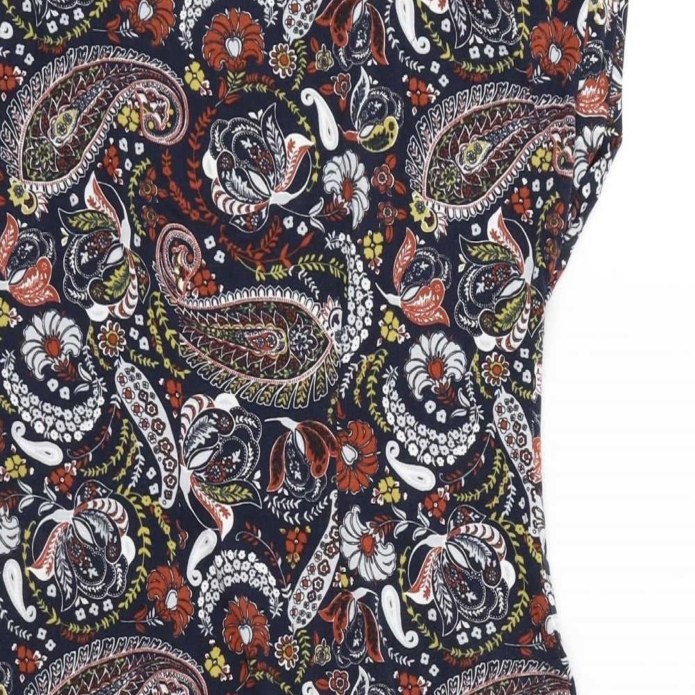 NEXT Womens Blue Geometric  Fit & Flare  Size 12