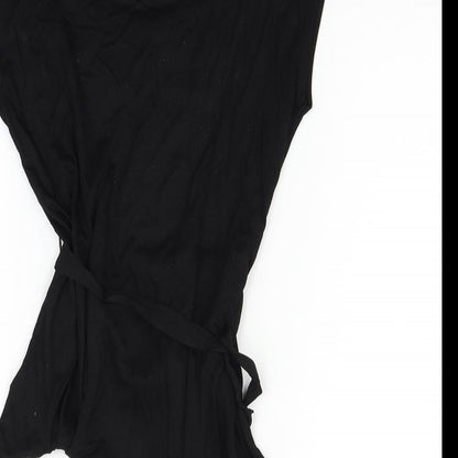Womens UK Size XS H&M Black Basic Tank