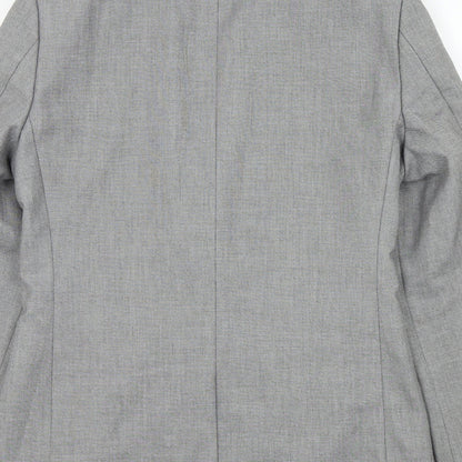 L'ART Mens Grey   Jacket Suit Jacket Size 38
