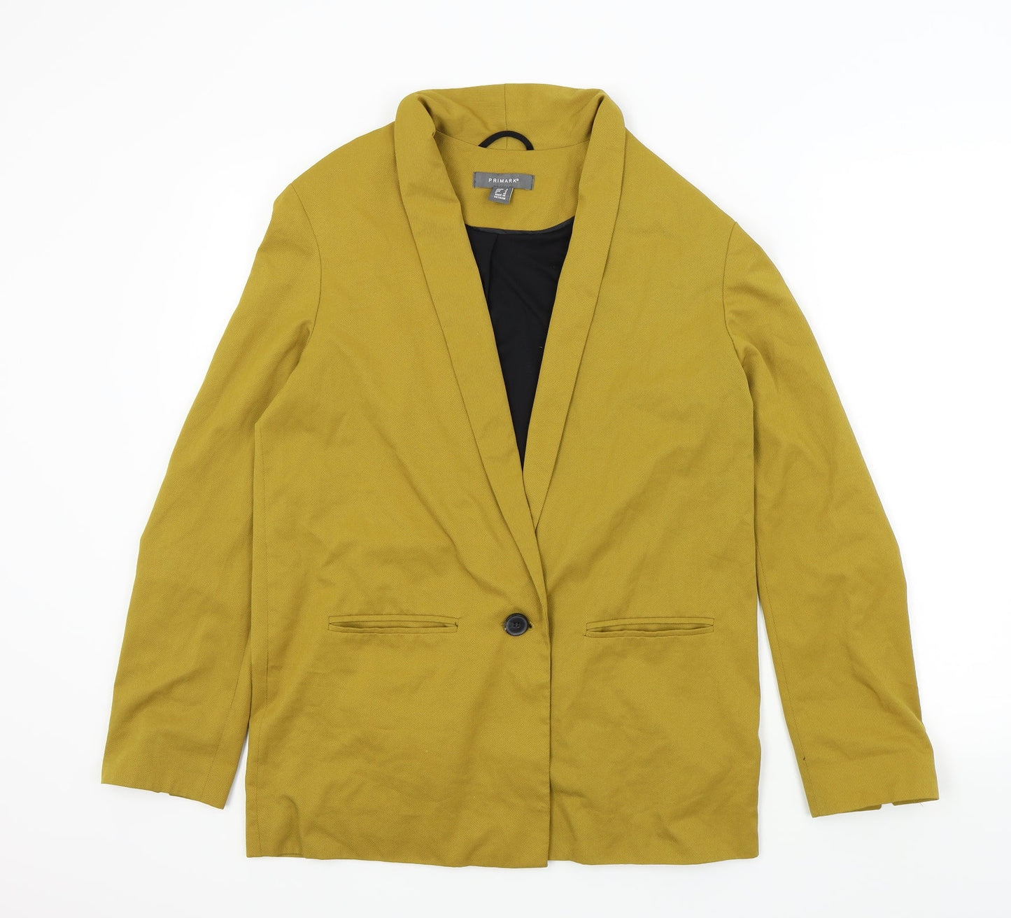 Primark Womens Yellow   Jacket  Size 8