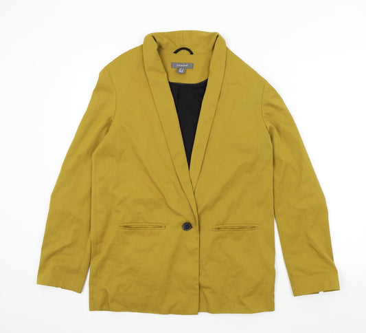 Primark Womens Yellow   Jacket  Size 8