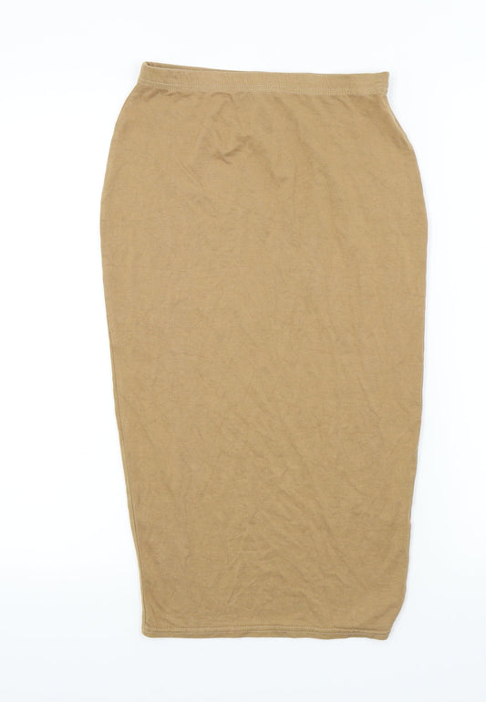 Boohoo Womens Blue   A-Line Skirt Size 8