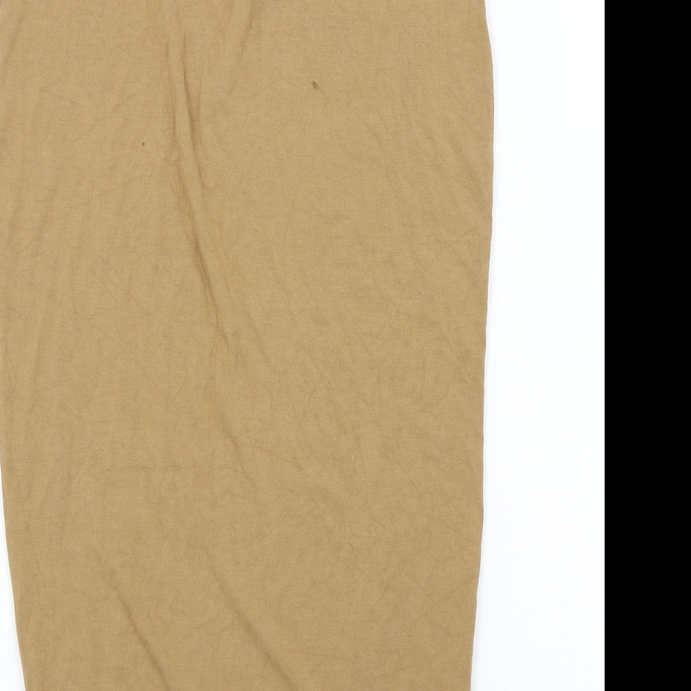 Boohoo Womens Blue   A-Line Skirt Size 8