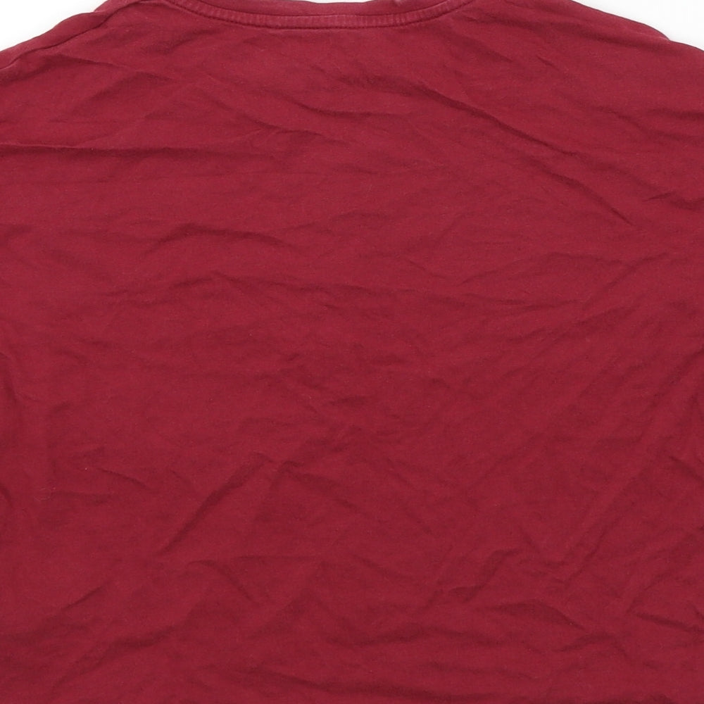 Next Girls Red   Basic T-Shirt Size 8 Years