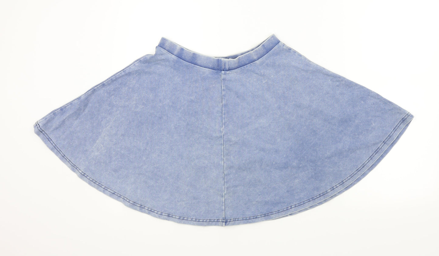 Topshop Womens Blue   Flare Skirt Size 6