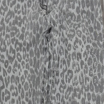 NEXT Girls Grey Camouflage  Skinny Jeans Size 9 Years