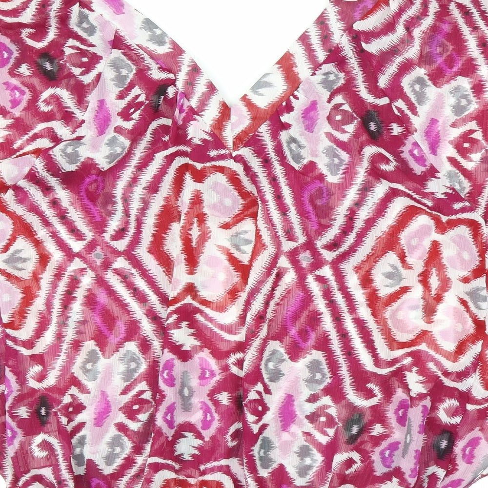 Womens UK Size 10 Be Beau Purple Basic Blouse