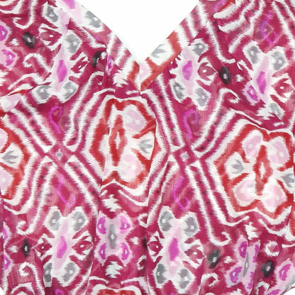 Womens UK Size 10 Be Beau Purple Basic Blouse