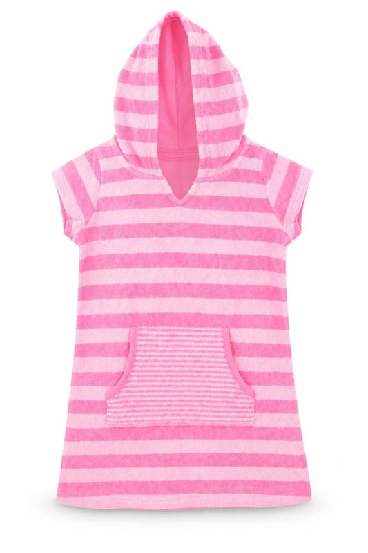 Pumpkin Patch Girls Pink Striped  Jumper Dress  Size S