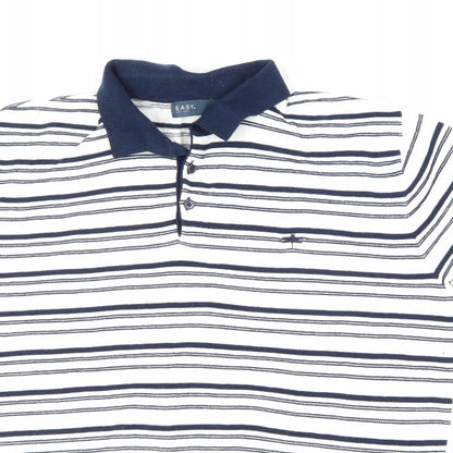 Matalan Mens Blue Striped  Pullover Jumper Size L