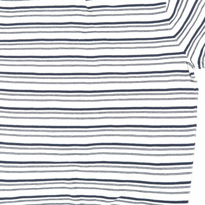 Matalan Mens Blue Striped  Pullover Jumper Size L