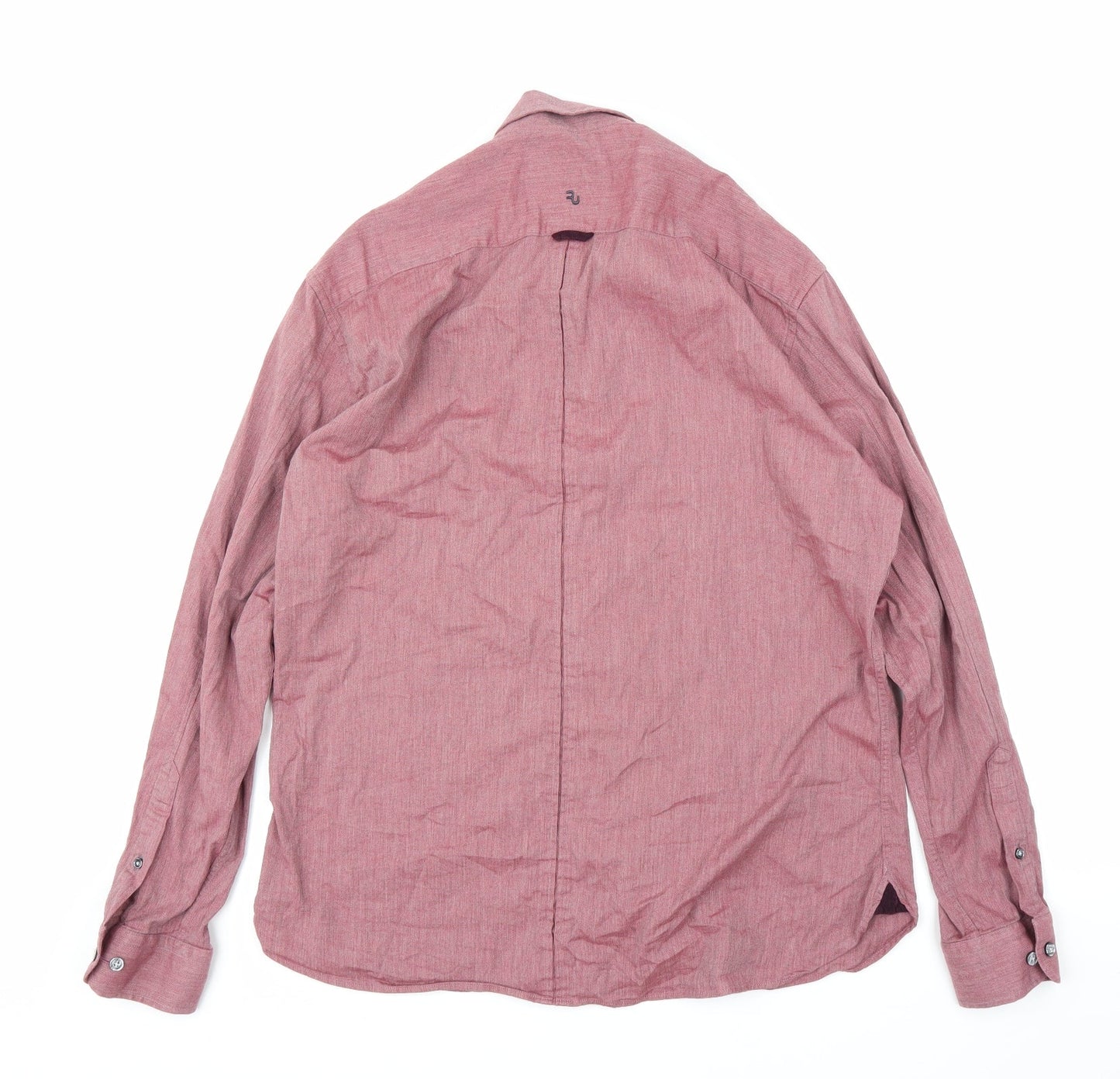 Remus Uomo Mens Purple    Button-Up Size L