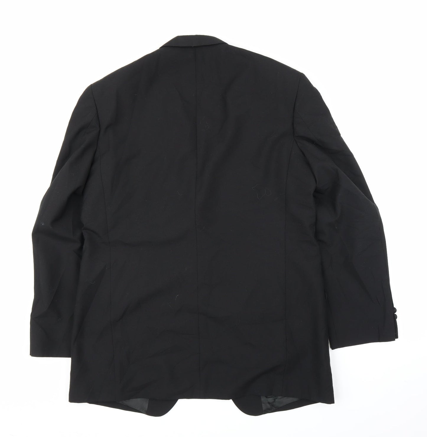 Mens UK Size 42 Preworn Regular Black Suit Jacket