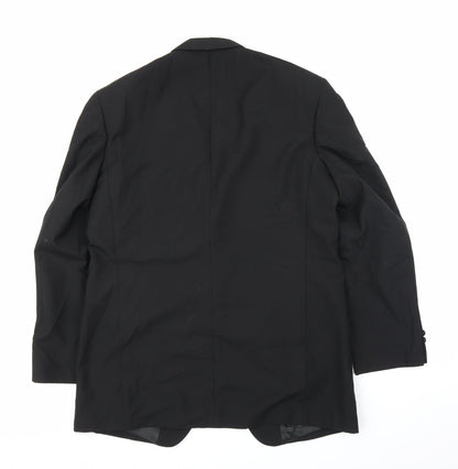 Mens UK Size 42 Preworn Regular Black Suit Jacket