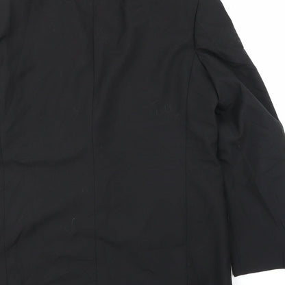 Mens UK Size 42 Preworn Regular Black Suit Jacket