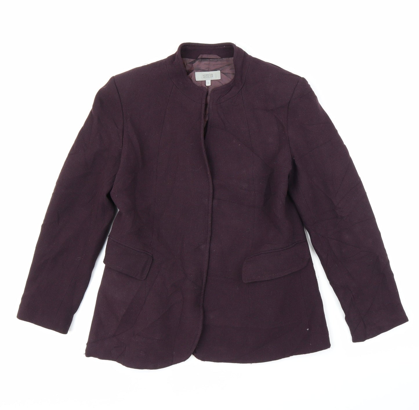 Womens UK Size 12 M&S Purple Jacket