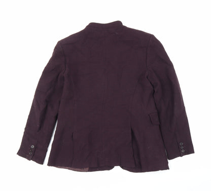 Womens UK Size 12 M&S Purple Jacket