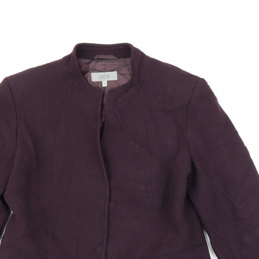 Womens UK Size 12 M&S Purple Jacket