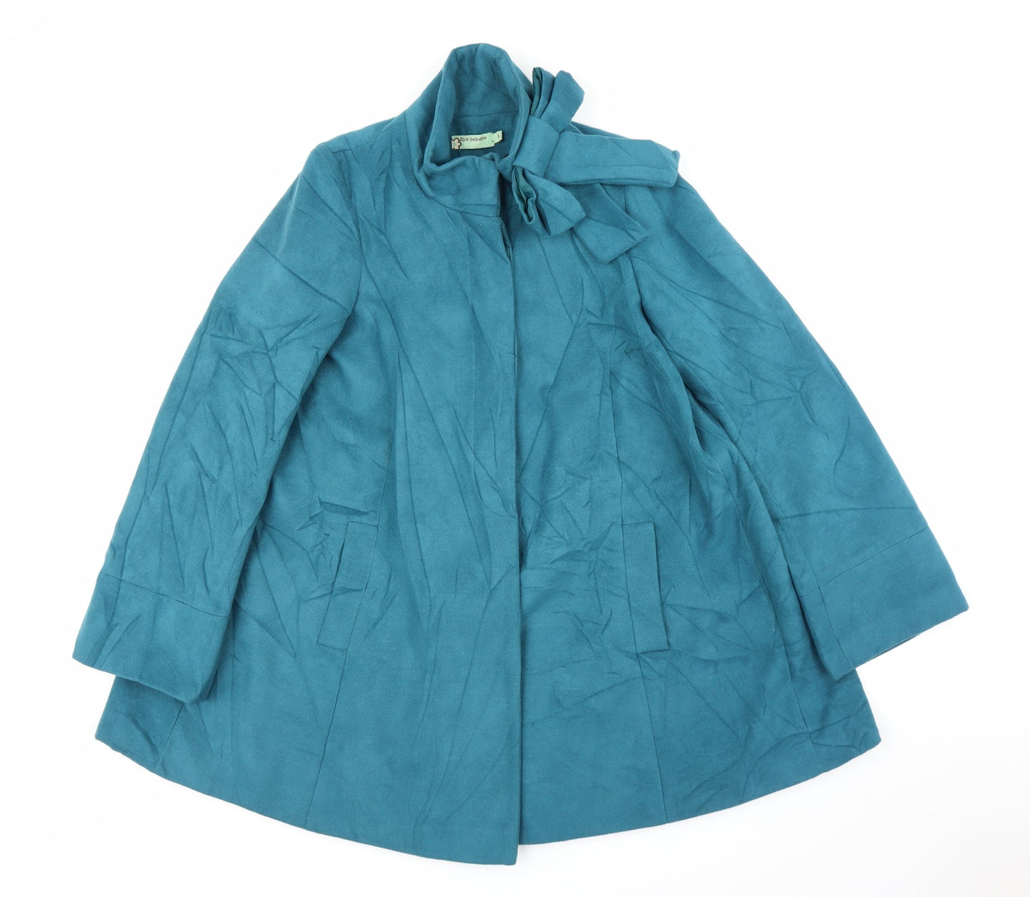 Miss Behave Womens Blue   Pea Coat Coat Size 12