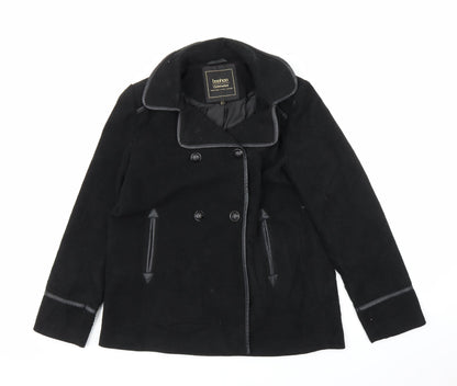 Boohoo Womens Black   Jacket  Size 12