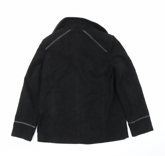 Boohoo Womens Black   Jacket  Size 12