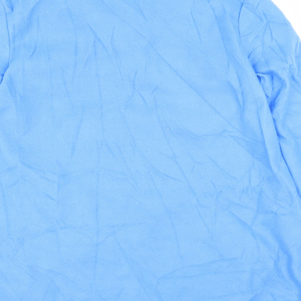 Womens UK Size S Anne De Lancay Blue Overcoat
