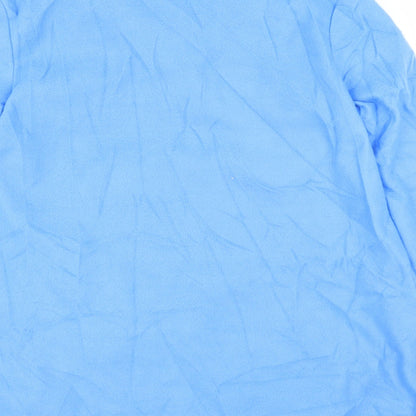 Womens UK Size S Anne De Lancay Blue Overcoat