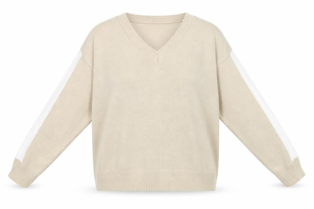 I SAW IT FIRST Womens Beige  Knit Pullover Jumper Size M