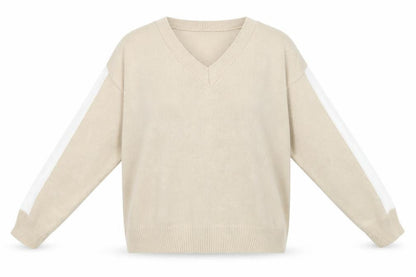 I SAW IT FIRST Womens Beige  Knit Pullover Jumper Size M