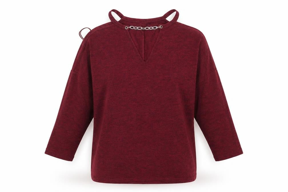 Select Womens Red  Knit Pullover Jumper Size 10