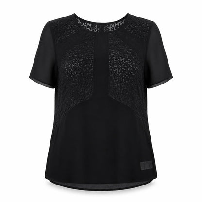 Pins & Needles Womens Black  Mesh Basic Blouse Size L