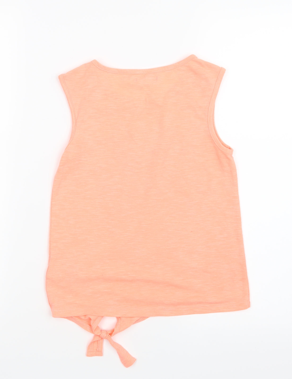 Blue Zoo Girls Orange   Basic Tank Size 9-10 Years  - Unicorn
