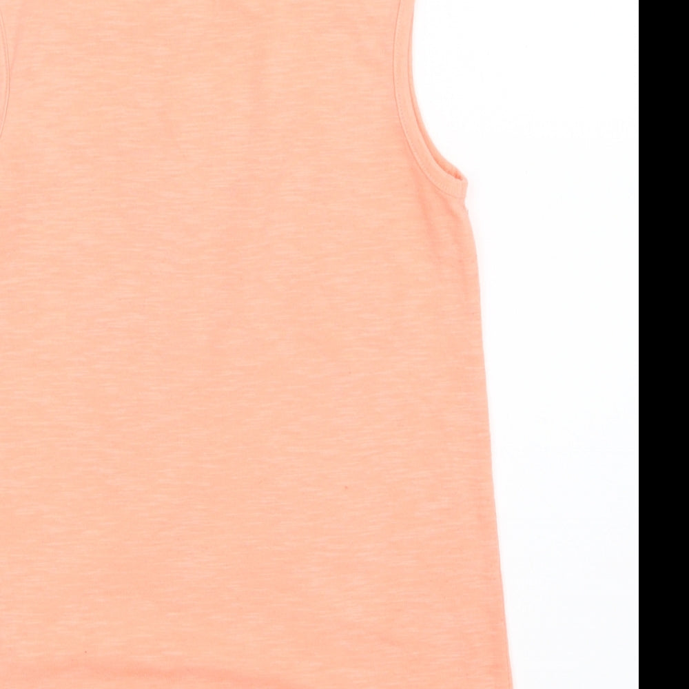 Blue Zoo Girls Orange   Basic Tank Size 9-10 Years  - Unicorn