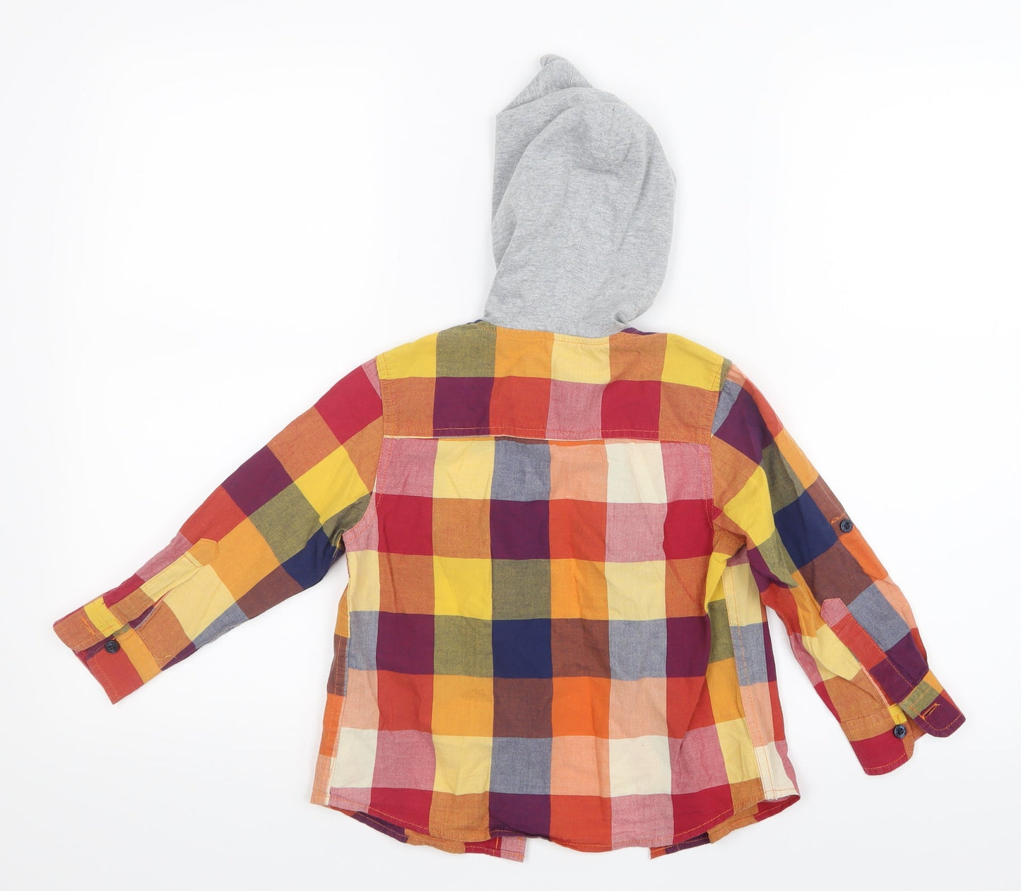 St. George by Duffer Boys Red Check  Basic Button-Up Size 5 Years