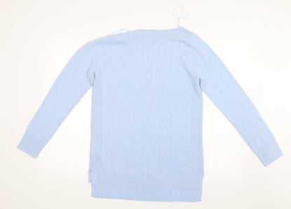 F&F Womens Blue  Knit Pullover Jumper Size 12