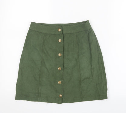 Missguided Womens Green   Mini Skirt Size 6