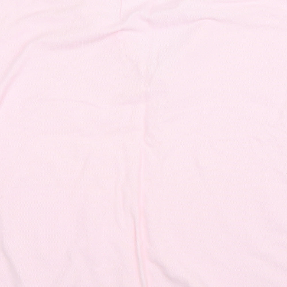 Womens UK Size XL Joie de Vivre Pink Basic T-Shirt
