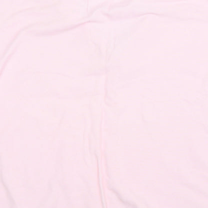 Womens UK Size XL Joie de Vivre Pink Basic T-Shirt