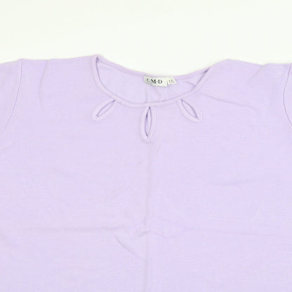 CMD Womens Purple   Basic T-Shirt Size 2XL